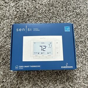 Emerson Sensi Smart Programmable Thermostat - White (ST55U) New